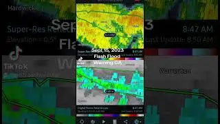 Flash flooding in Georgia!       #flooding #gawx
