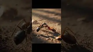 When Two Ants Go to War 🐜🔥 (AI Ultra-Realistic Scene)&rdquo; #ai #ants #animallove #shorts #animals