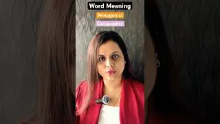 Word Meaning | Protagonist | Cacographer#englishspeaking #englishvocabulary #upsc #ssc #ibps