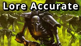 If Tabletop Necrons Were Lore Accurate