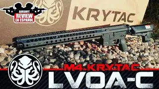 M4 KRYTAC LVOA C | Airsoft Review en Español ( Test Shot & Crono )