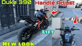Duke 390 Gen 3 Handle Adjusting| Looks Enhanced 🥰 ||