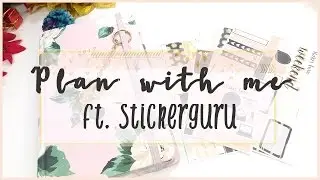 Plan with me ft. stickerguru | Bando Planner!