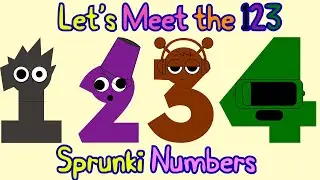 Sprunki Numbers Song 1&ndash;10 🎵 | Meet Oren, Raddy, Clukr, Fun Bot & Vineria | Sprunki 123 Counting Song
