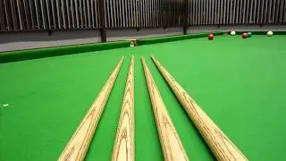 3/4 Craftsman Panther hand spliced snooker cue