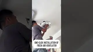 How to install a fresh air ventilator
