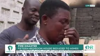 Fire Disaster: Fifteen-Bedroom House Reduced to Ashes
