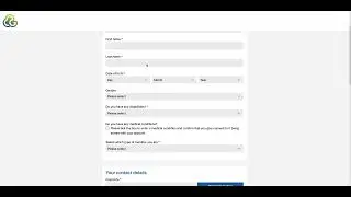 Junior Sport Term Time Booking - Creating New Account