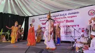 Gongotri Hazarika as Gandhari | Gandhari curses Krishna | Gandharir Krishna Darshan Bhaona |