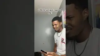 i think me and siri still have beef 😭 #shorts #skit #funny #fyp #tiktok