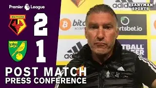 Watford 2-1 Norwich - Nigel Pearson FULL Post Match Press Conference - Premier League