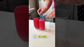 Equal Juice Distribution with a Straw. #shortsfeed #shorts #youtubeshorts #viralshorts