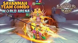 Savannah Team Combo in World Arena Ep. 5 - Summoners War