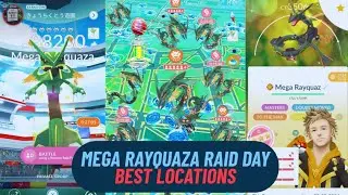 Best Locations to Play Mega Rayquaza Raid Day in Pokémon GO 🌍🔥