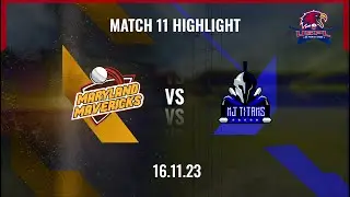 Maryland Mavericks vs New Jersey Titans | M11 Highlight | USPL S2