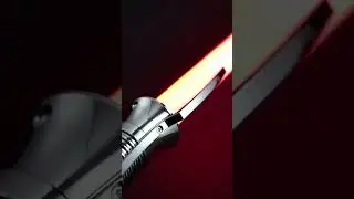 Dooku light up saber metal LED Pixel Xeno 3 Combat Grade lightning stik demo