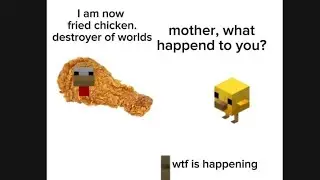 I Reacreated The New BABY CHICKEN ( With Blocks)  in Minecraft