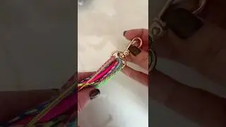 🤯 JE CR&Eacute;E AVEC DES CORDES UN CADEAU INOUBLIABLE de SAINT VALENTIN 💌 DIY Bijou de sac - porte cl&eacute;s