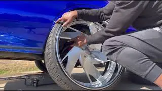 PT1 HOW I PUT 26’’ RIMS ON MY IMPALA SS  #rucciforged #chevynation #impalass