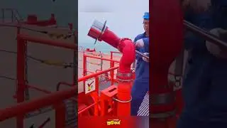 Why Do Ships Spray Water Into the Sea? || #shorts
