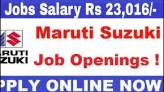 Maruti Suzuki Recruitment Diploma fresher,