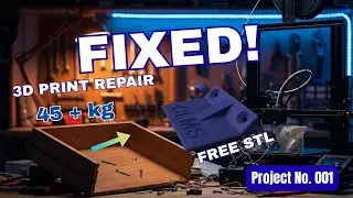 Sagging Drawer? - Turning a Broken Drawer Into a 45kg monster - Free STL - Project No. 001