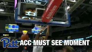Pitt's Jamarius Burton Throws A Dime To Noah Collier | Must See Moment