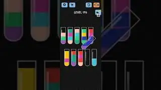 Water Color Sort Level 176 WalkThrough Solution Gameplay