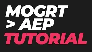 Quick Tips: How to Open a Motion Graphics Template in Adobe After Effects
