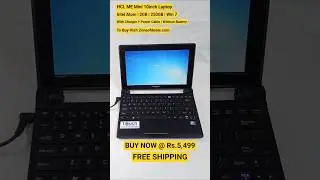 Buy HCL ME Mini 10inch |  2GB 250GB | Without Battery | 5499 | Zoneofdeals.com | #hcl #minilaptop