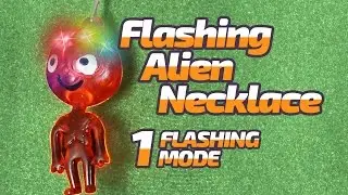 Flashing Alien Necklace