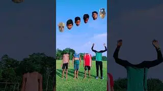 Four headless man matching the correct head - funny vfx magic video |#shorts #youtube