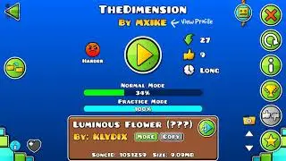 TheDimension by MXIKE (me) Видео записал Mayfak (ник в Geometry Dash)