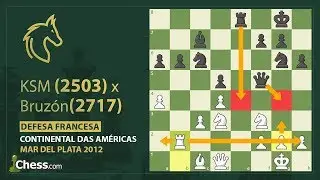 MP #027, KSM(2503) x GM Bruzón(2717) - Defesa Francesa