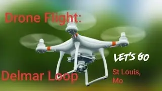 Delmar Loop in St. Louis, Mo #DelmarLoop #drone #DJI #STL #TrolleyLoop