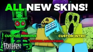 Showcasing EVERY New Skin in the Halloween Event Shop! (+Screamer John Doe Game) | Roblox Forsaken)