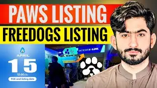 Paws New Listing Date | Freedogs Airdrop Claim & Listing Date