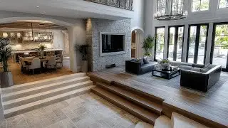 Modern Luxury Design: How to Make a Cozy Open Floor Plan Living Room