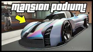 Как поставить машину на подиум своего особняка в GTA Online