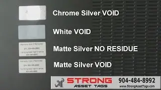 TAMPER EVIDENT LABELS