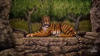 Tiger - Fine Art Bodypainting by Johannes St&ouml;tter