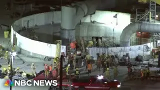 Dozens of workers freed after tunnel collapse