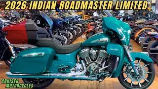 Indian Roadmaster Limited 2026 года | Цена, характеристики, полный обзор, роскошный туристический...