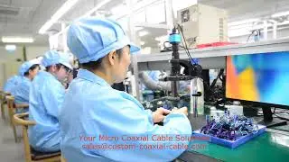 Compare Exclusive USL20-30SS-035C 0.4mm Micro Coaxial Cable Customizable Pin Count for Special Camer