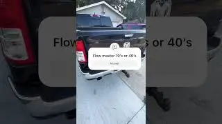 Lone-star ram 1500 flow masters #muffler #flowmaster #ram1500