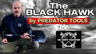 New BLACK HAWK shovel by Predator Tools, Field Review! #metaldetecting #treasure #history #relic