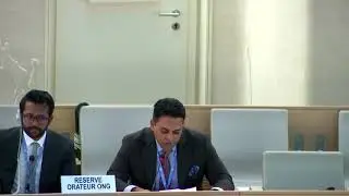 51st Session UNHRC: Intervention by Mr. Junaid Qureshi (Director EFSAS) on GD item 4