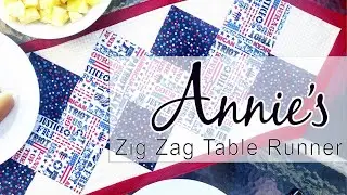Zig Zag Table Runner | an Annie's Free Quilt Tutorial