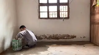 Young man spent 500 yuan to renovate his old bedroom into something like this.我的卧室改造全过程