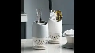 Drain Dish Drying Rack Tableware Chopsticks Spoon Fork knife Container Quick Dry Easy Decoration